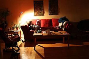 Reading-on-the-sofa